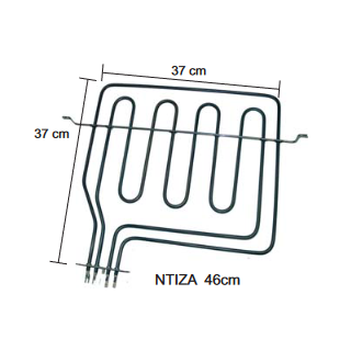 Αντίσταση με γκριλ με λοξή βάση άνω φούρνου κουζίνας BEKO BEKO APM0045