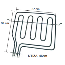Αντίσταση με γκριλ με λοξή βάση άνω φούρνου κουζίνας BEKO BEKO APM0045