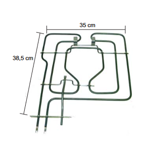 Αντίσταση (2800watt 220volt) άνω φούρνου κουζίνας SIEMENS/PITSOS/NEFF