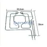Αντίσταση (220volt, 2800watt) άνω φούρνου κουζίνας PITSOS/SIEMENS/BOSCH PITSOS APM0014