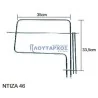 Αντίσταση γκριλ άνω φούρνου κουζίνας BOSCH/PITSOS/SIEMENS SIEMENS AKG0003
