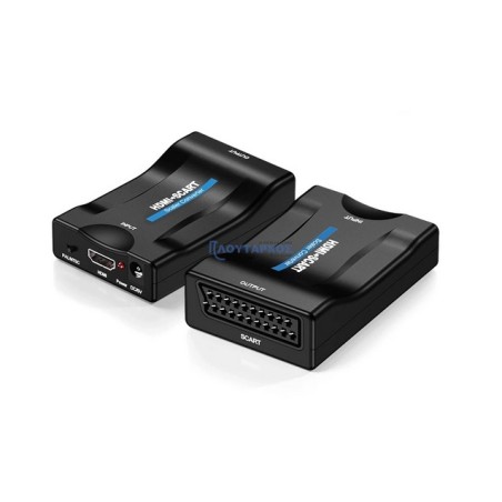 Αντάπτορας από SCART σε HDMI μαύρος  CAB-H152