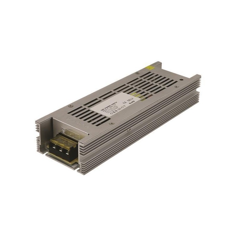 Τροφοδοτικό μεταλλικό SLIM 12V DC 200W IP20 EUROLAMP EUROLAMP 147-70584
