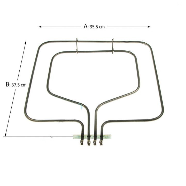 Αντίσταση (1500watt 220volt) κάτω μέρος φούρνου κουζίνας PITSOS/SIEMENS/BOSCH