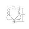 Αντίσταση (830watt 220volt + 650watt 85volt) κάτω φούρνου κουζίνας PITSOS/SIEMENS/BOSCH SIEMENS AKM0032 Αντίσταση (830watt 220volt + 650watt 85volt) κάτω φούρνου κουζίνας PITSOS/SIEMENS/BOSCH SIEMENS AKM0032