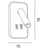 Φωτιστικό μπάνιου 11W & 3W LED 3000K EUROLAMP EUROLAMP FOBA0008