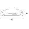 Φωτιστικό μπάνιου "TUNA" E27x2 max 7W LED EUROLAMP EUROLAMP FOBA0009