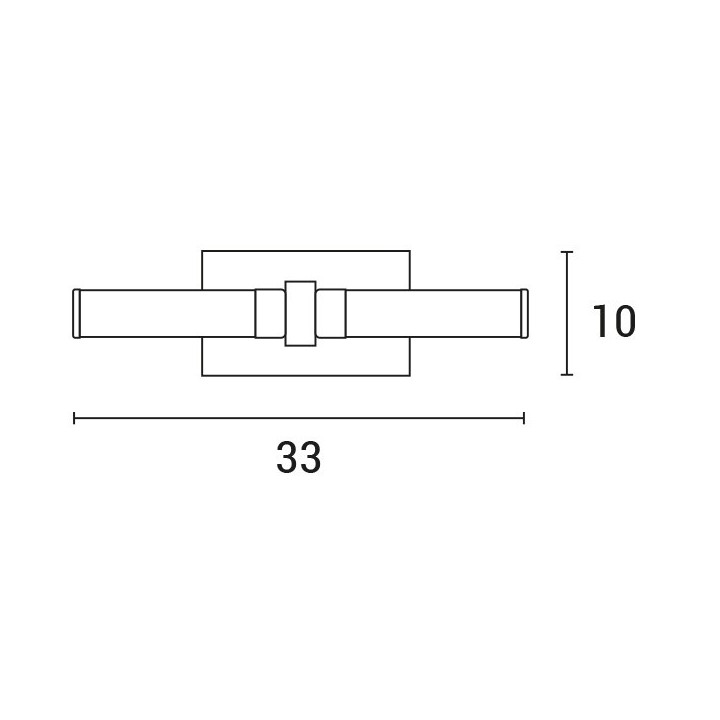 copy of Φωτιστικό μπάνιου 10W LED 4000K 60cm EUROLAMP