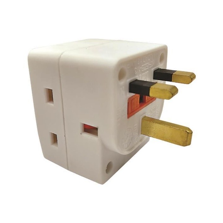 Αντάπτορας αγγλίας τριών θέσεων με προστασία επαφών  POL0052