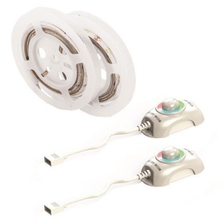 Ταινία led dimmable με αισθητήρα κίνησης 1,5m(2 τεμάχια) 9W 12V RGB IP65 EUROLAMP EUROLAMP 145-70022