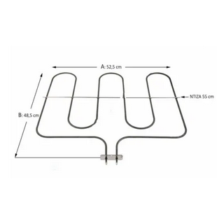 Αντίσταση κάτω φούρνου κουζίνας (1700W 230V) MIELE replica MIELE AKM0048