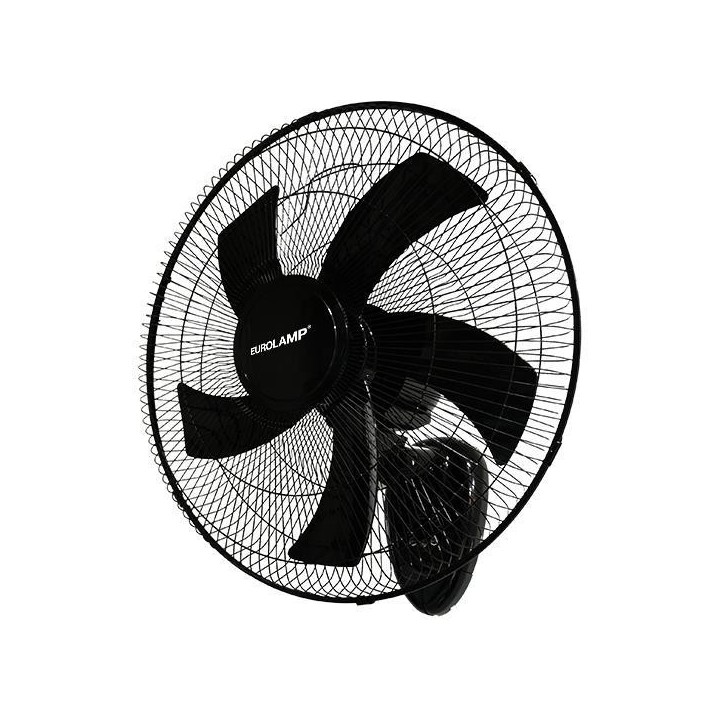 Ανεμιστήρας τοίχου Φ50 60W μαύρος EUROLAMP 300-23508