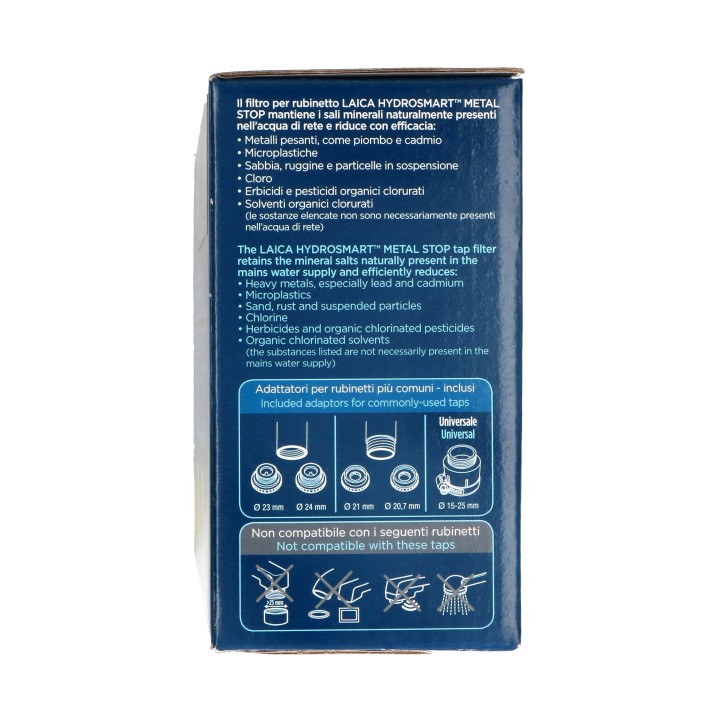 copy of Φίλτρο νερού βρύσης από την Instapure με χρωμέ κορμό και χρωμέ καπάκι.