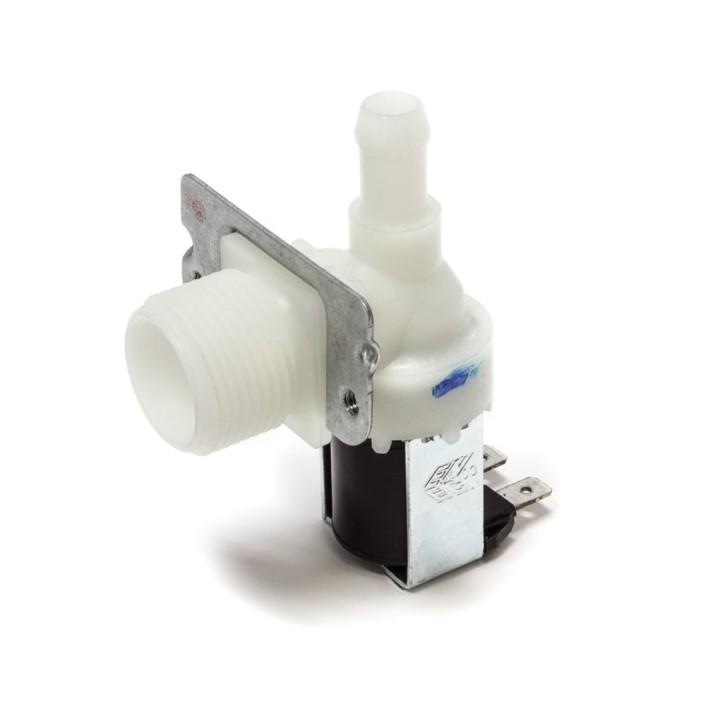 Βαλβίδα (220V, μονή - γωνία, Φ12) εισαγωγής νερού πλυντηρίου ρούχων/πιάτων ΓΕΝΙΚΗΣ ΧΡΗΣΗΣ,