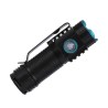 Mini rechargeable handheld flashlight 10W 1000lm black EUROLAMP
