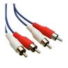2xRCA male to 2xRCA male audio cable, 3m
