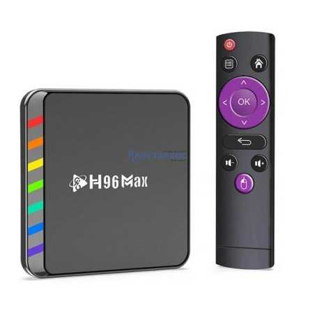 TV BOX MAX 4K 2/16GB Android 11 με Bluetooth και WiFi 6 μαύρο  TVBOX1