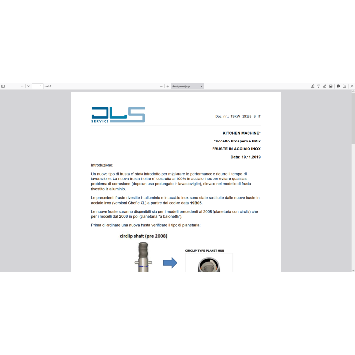 copy of Αναδευτήρας μαρέγκας κουζινομηχανής  KENWOOD original