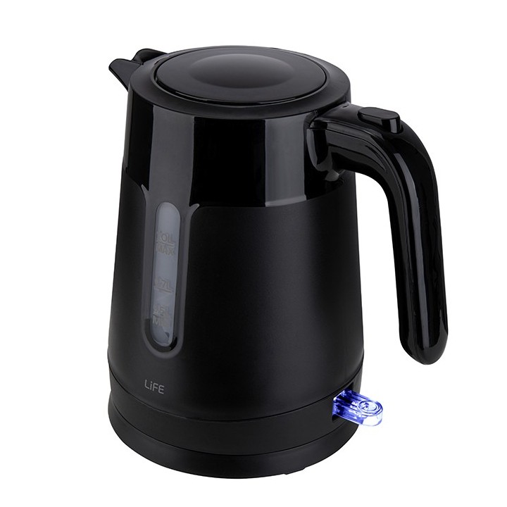 Βραστήρας 1L, 1300-1500W LIFE ELEMENT ΜΑΥΡΟ LIFE ELEMENT BLACK