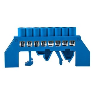 Μπάρα ουδετέρου 8 θέσεων μπλέ