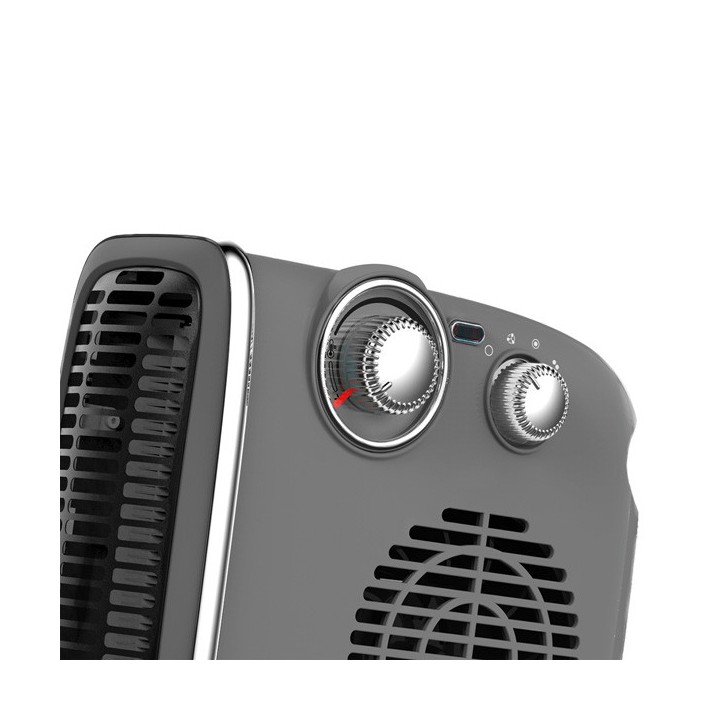 Αερόθερμο δωματίου VINTAGE 1800W γκρί EUROLAMP EUROLAMP 300-41202