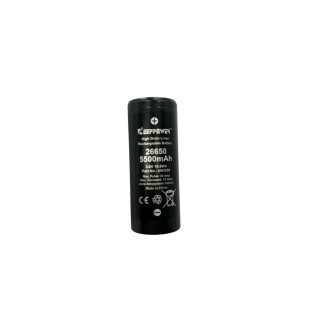 Μπαταρία 26650 3,7V 5500mAh Li-ion flat KEEPPOWER  26650