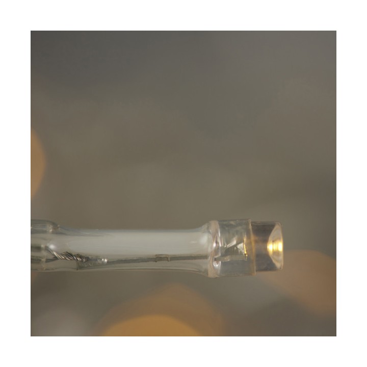 Λαμπάκια led εσωτερικού και εξωτερικού χώρου βροχή 72L, με ηλιακό συλλέκτη και πρόγραμμα με λευκό καλώδιο , θερμό χρώμα EUROL...