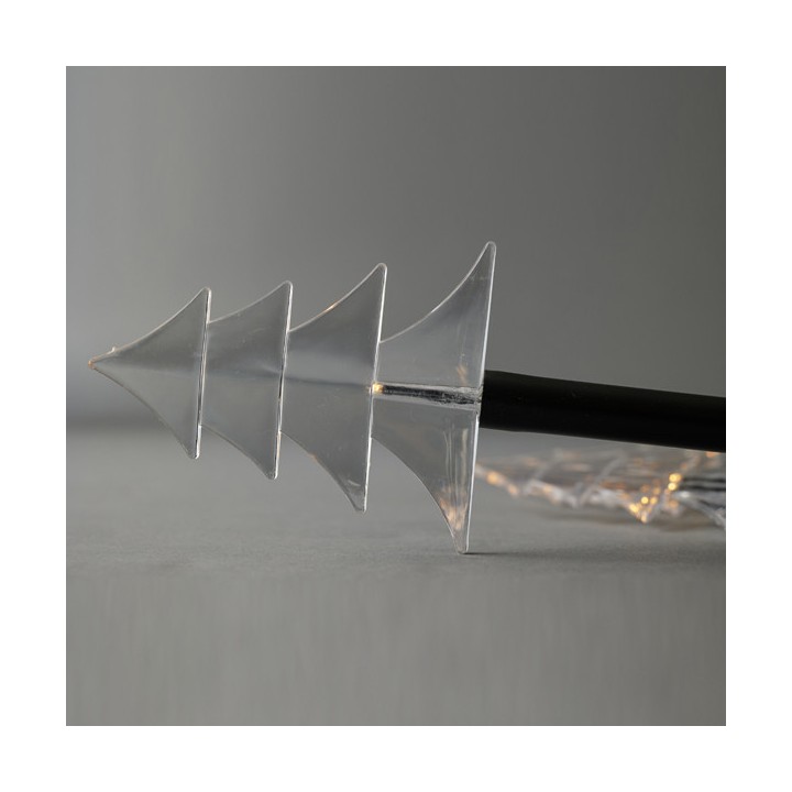 Δέντρα με ραβδί για κάρφωμα στο έδαφος led εσωτερικού και εξωτερικού με ηλιακό συλλέκτη και αισθητήρα φωτός με θερμό χρώμα EU...