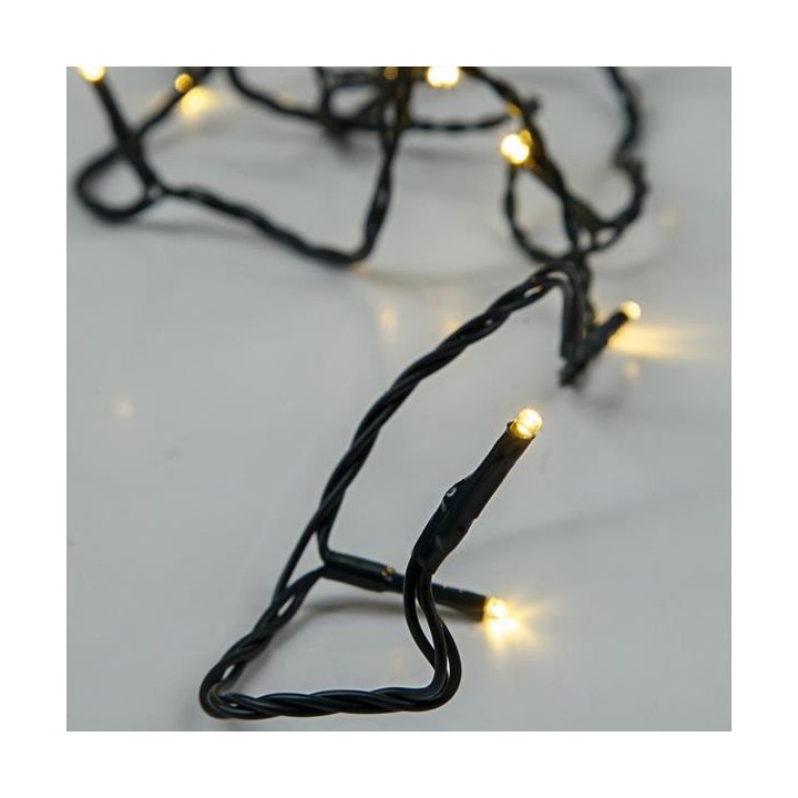 Λαμπάκια μπαταρίας led εσωτερικού και εξωτερικού χώρου σειράς 20L με 8 προγράμματα και χρονοδιακόπτη, θερμό χρώμα EUROLAMP 60...