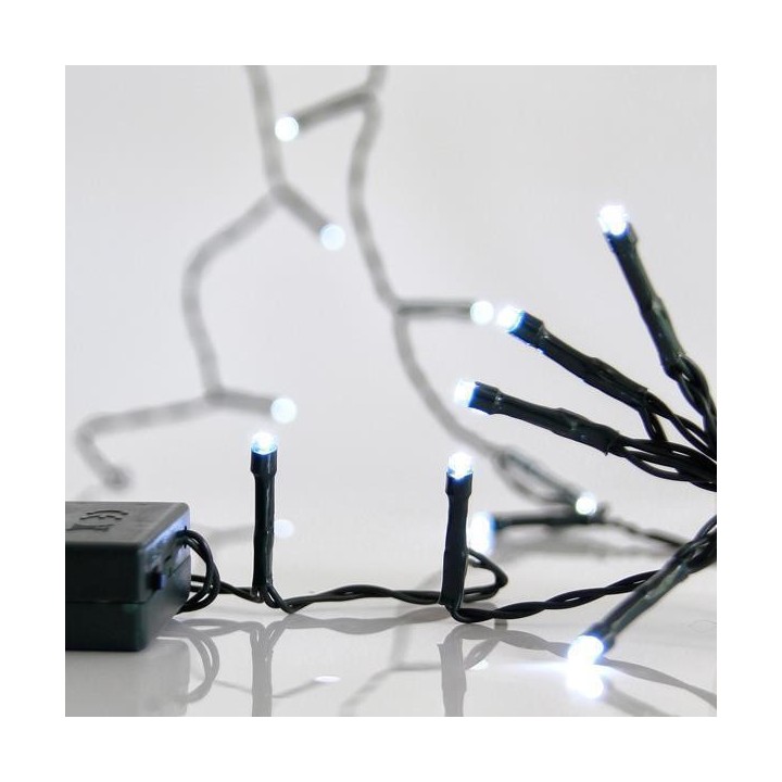 copy of Λαμπάκια led  εσωτερικού και εξωτερικού χώρου σε σειρά 1500L, με πράσινο  καλώδιο και ψυχρό χρώμα με  πρόγραμμα