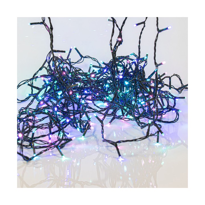 copy of Λαμπάκια led  εσωτερικού και εξωτερικού χώρου σε σειρά 900L, με πράσινο  καλώδιο και θερμό χρώμα με πρόγραμμα