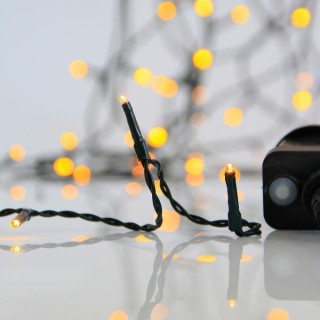 Λαμπάκια led σε σειρά 700L, με πράσινο καλώδιο και θερμό χρώμα με 8 πρόγραμμα και μνήμη EUROLAMP 600-13621