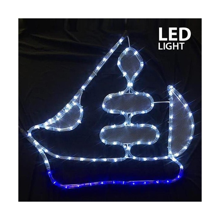 Καράβι με φωτοσωλήνα LED 4m 60x51cm EUROLAMP 600-20101
