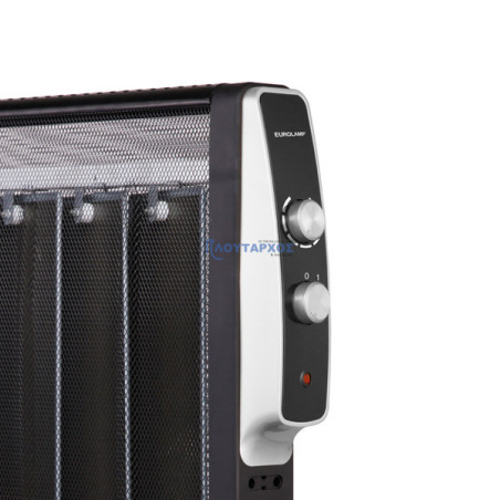 Θερμαντικό σώμα mica μαύρο 2000W EUROLAMP EUROLAMP 300-41610