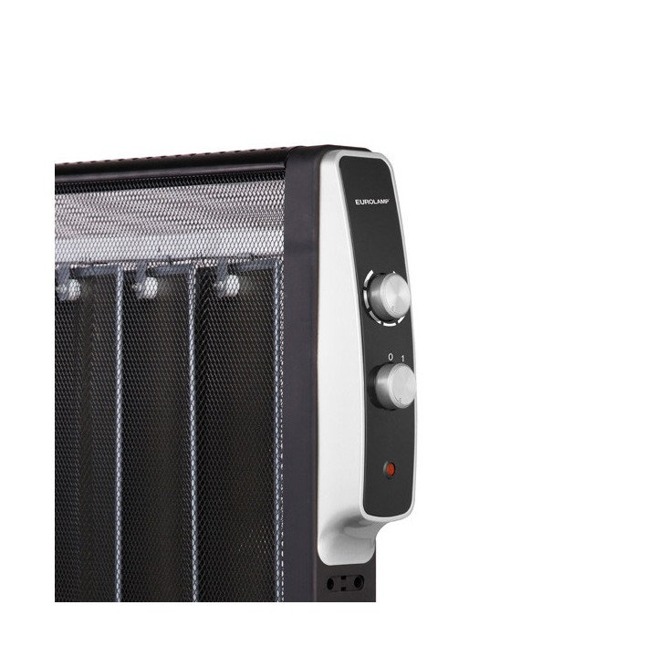 Θερμαντικό σώμα mica μαύρο 2000W EUROLAMP EUROLAMP 300-41610