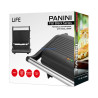 Τοστιέρα με αντικολλητικές grill πλάκες, 1000W LIFE LIFE PANINI Τοστιέρα με αντικολλητικές grill πλάκες, 1000W LIFE LIFE PANINI