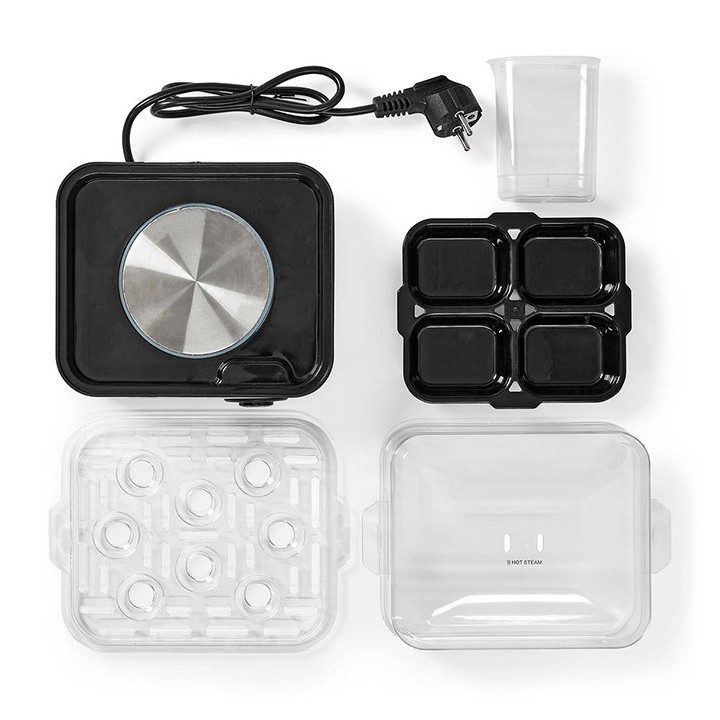 Ανοξείδωτος βραστήρας αυγών (1-8 αυγά), 500W. LIFE NEDIS KAEB130EAL