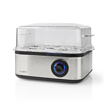 Ανοξείδωτος βραστήρας αυγών (1-8 αυγά), 500W. LIFE NEDIS KAEB130EAL