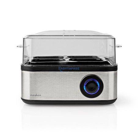 Ανοξείδωτος βραστήρας αυγών (1-8 αυγά), 500W. LIFE NEDIS KAEB130EAL