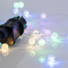 Λαμπάκια led με κρακελέ μπάλες κουρτίνα 140x100cm σε σειρά 140L με λευκό σύρμα και χρωματιστά led EUROLAMP 600-11434 Λαμπάκια led με κρακελέ μπάλες κουρτίνα 140x100cm σε σειρά 140L με λευκό σύρμα και χρωματιστά led EUROLAMP 600-11434