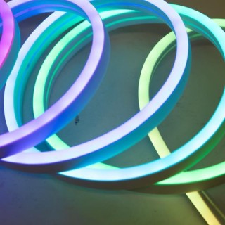 Φωτοσωλήνας neon flex pixel RGB με πρόγραμμα και τηλεχειρηστήριο 5m EUROLAMP EUROLAMP 600-23211