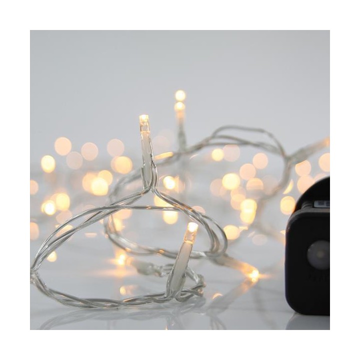 copy of Λαμπάκια led  εσωτερικού και εξωτερικού χώρου σε σειρά 900L, με πράσινο  καλώδιο και θερμό χρώμα με πρόγραμμα