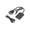 Αντάπτορας VGA και 3.55mm σε HDMI μαύρος