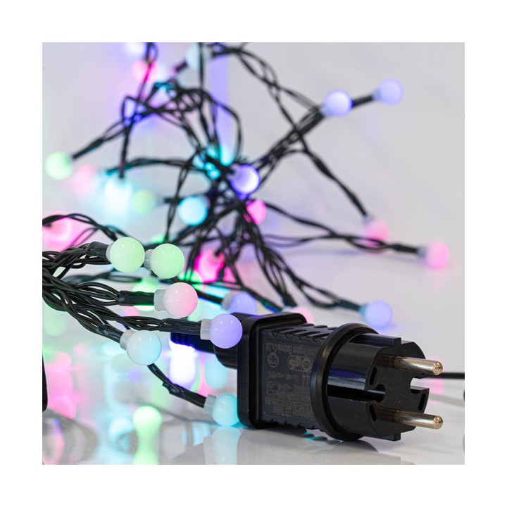 copy of Λαμπάκια led  εσωτερικού και εξωτερικού χώρου σε σειρά 900L, με πράσινο  καλώδιο και θερμό χρώμα με πρόγραμμα