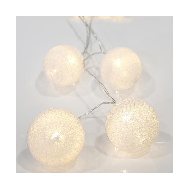 Λαμπάκια μπαταρίας led εσωτερικού και εξωτερικού χώρου σειράς 10L λευκό καλώδιο θερμό χρώμα EUROLAMP 600-11112