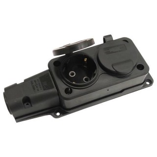 Δίπριζο πλαγίας καοτσούκ χωρίς καλώδιο ΓΕΝΙΚΗΣ ΧΡΗΣΗΣ ΓΕΝΙΚΗΣ ΧΡΗΣΗΣ 147-16203