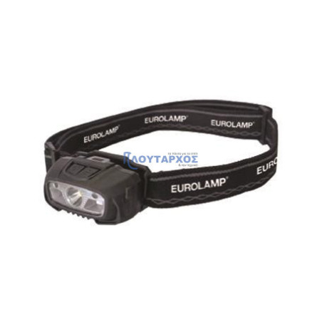 Φακός LED κεφαλής μπαταρίας EUROLAMP 145-24533