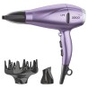 Σεσουάρ μαλλιών με AC μοτέρ 2200W και λειτουργία ιονισμού, σε μωβ χρώμα