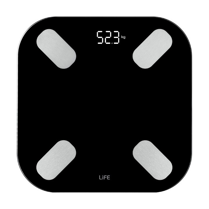 Bluetooth TUYA Smart γυάλινη ψηφιακή ζυγαριά μπάνιου LIFE FIT SMART BT