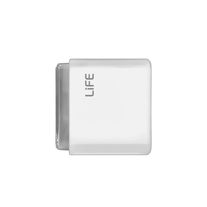 Ψηφιακό ρολόι / ξυπνητήρι με οθόνη LCD και retro flip design LIFE RETROFLIP II B&W